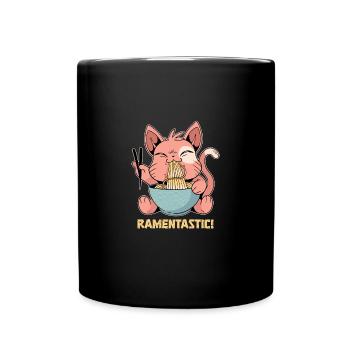 Drôle ramen Food Noodles Anime japonais - Mug uni - noir - Devant