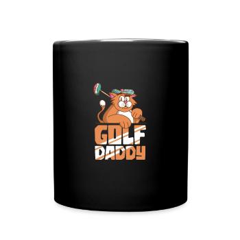 Funny Golf Golfer Sport Spaß Liebhaber - Tasse einfarbig - Schwarz - Vorne