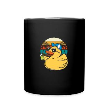 Funny Beach Sommer Sonne Urlaub Urlaub Spaß Liebha - Tasse einfarbig - Schwarz - Vorne