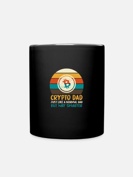 Funny Bitcoin Crypto Blockchain Btc Fun Liebhab - Full Colour Mug - black