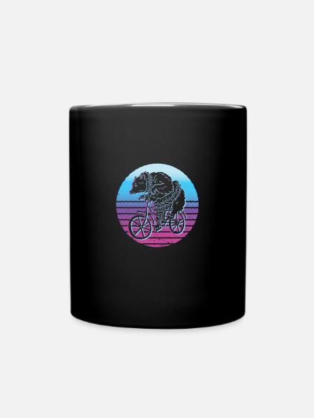 Drôle de vélo Vélo Vélo Biker Bmx Fun Lie - Mug uni - noir