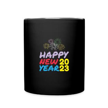 Joyeux Nouvel An 2023 Réveillon du Nouvel An Noël - Mug uni - noir - Devant