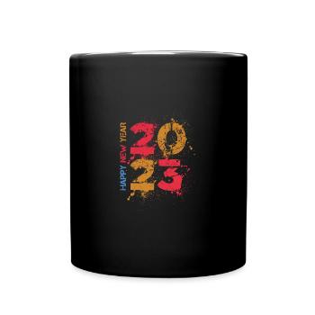 Joyeux Nouvel An 2023 Réveillon du Nouvel An Noël - Mug uni - noir - Devant