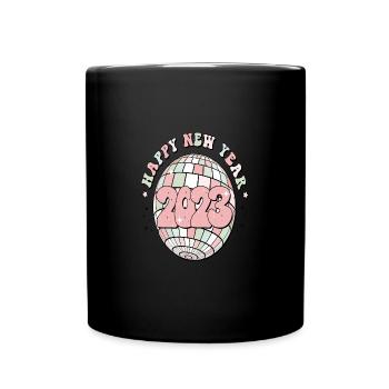 Happy New Year 2023 New Year's Eve Christmas - Full Colour Mug - black - Front