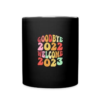 Joyeux Nouvel An 2023 Réveillon du Nouvel An Noël - Mug uni - noir - Devant