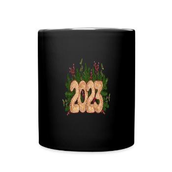 Joyeux Nouvel An 2023 Réveillon du Nouvel An Noël - Mug uni - noir - Devant