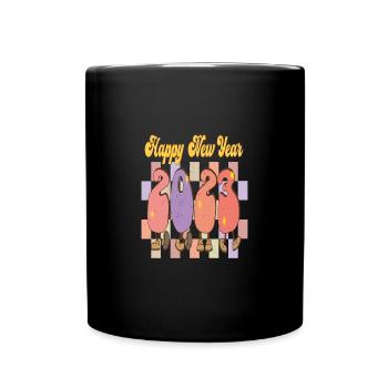 Happy New Year 2023 New Year's Eve Christmas - Full Colour Mug - black - Front