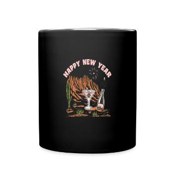 Bonne année Nouvel An Nouvel An Noël - Mug uni - noir - Devant