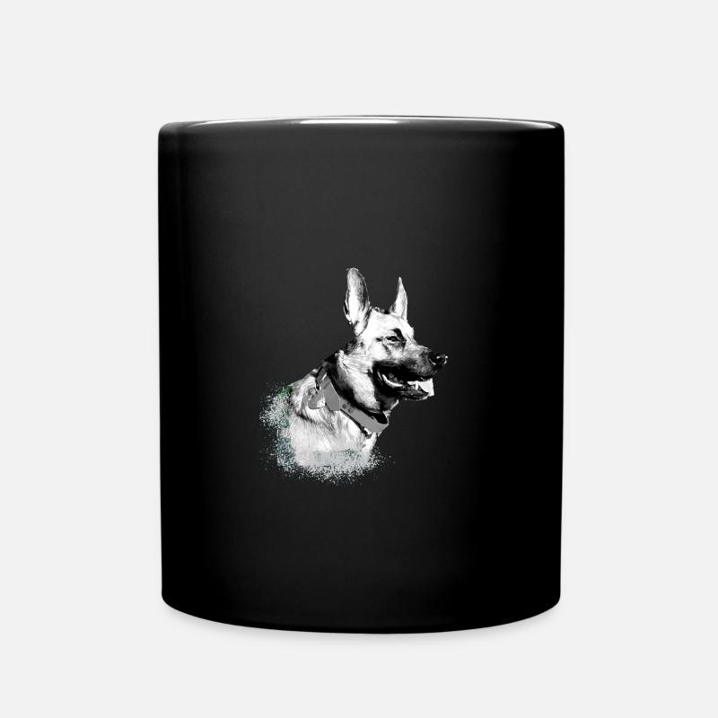malinois,schäferhund,hund,graffiti - Tasse einfarbig - Schwarz