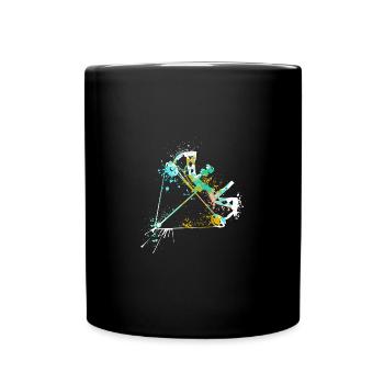 Splash Sport Tir à l’arc - Mug uni - noir - Devant