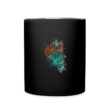 Splash Badminton volant - Mug uni - noir - Devant