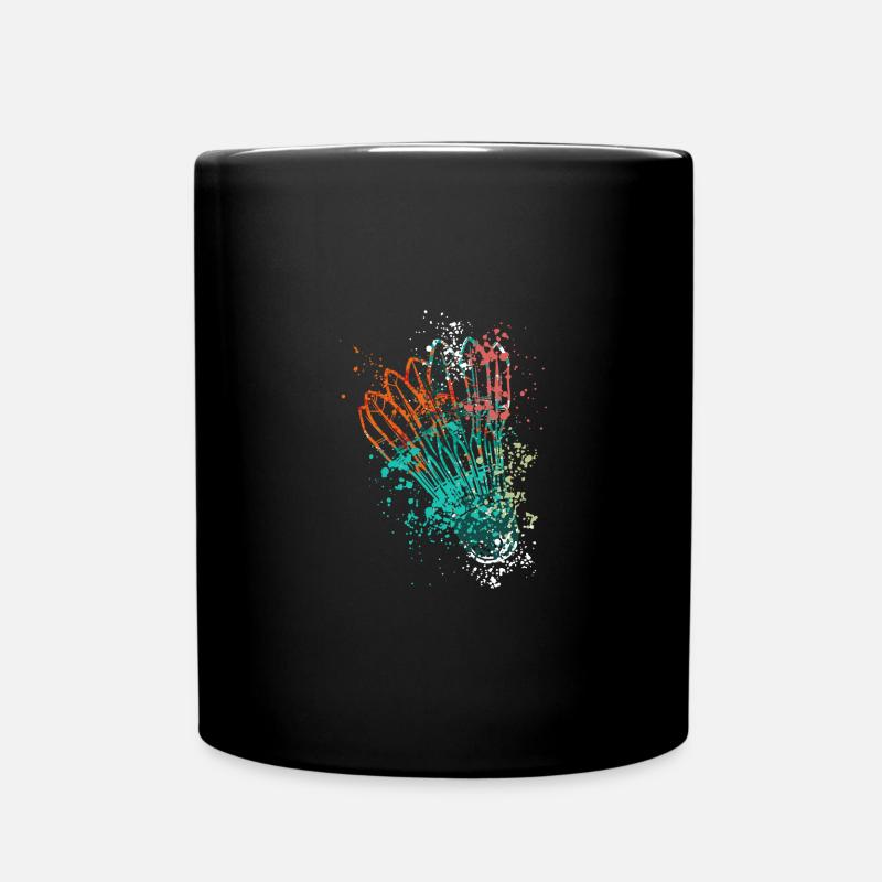 Splash Badminton volant - Mug uni - noir