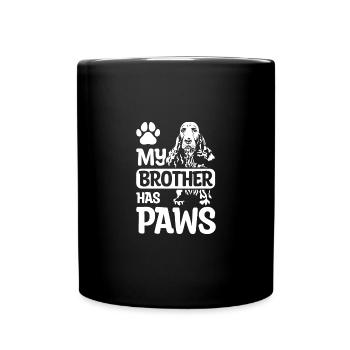 Mon frère a pattes cocker spaniel - Mug uni - noir - Devant