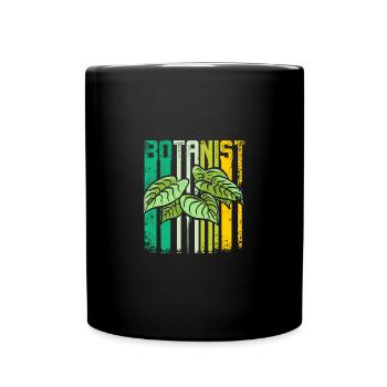 Retro Vintage Horticulturist Botanist - Tasse einfarbig - Schwarz - Vorne