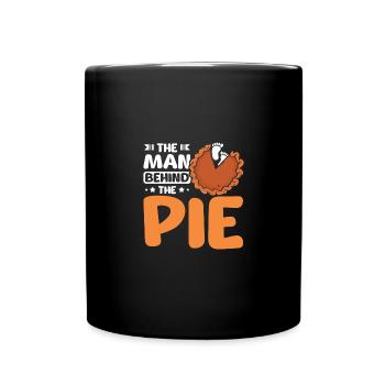 Pregnancy The man behind the pumpkin pie - Full Colour Mug - black - Front