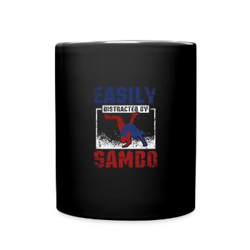 Facilement distrait par Sambo - Mug uni - noir - Devant