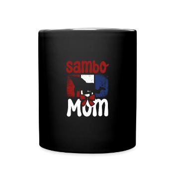 Mothers day Mother Sambo Mom - Tasse einfarbig - Schwarz - Vorne