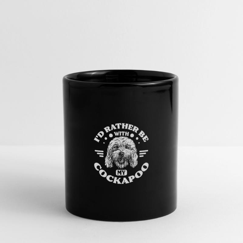 Plutôt être avec mon cockapoo Mug uni