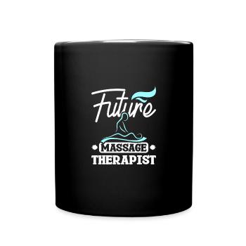 Massothérapie Massusée Thérapeute Futur Massothérapeute - Mug uni - noir - Devant