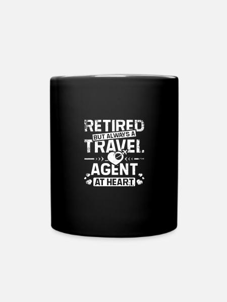 Retraité mais toujours agent de voyages dans l’âme - Mug uni - noir