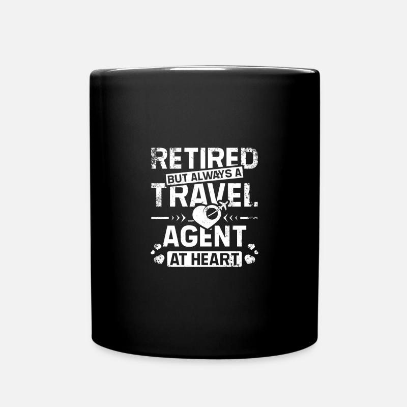 Retraité mais toujours agent de voyages dans l’âme - Mug uni - noir