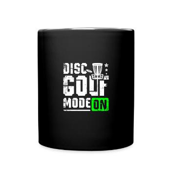 Discs golf mode on - Tasse einfarbig - Schwarz - Vorne