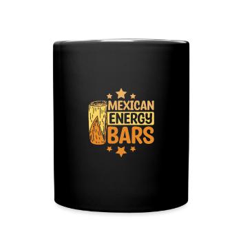 Tamale mexican energy bars - Full Colour Mug - black - Front