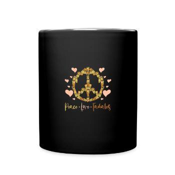 Peace, love, tamales - Full Colour Mug - black - Front