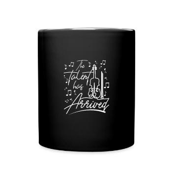 Violinist the talent has arrived - Full Colour Mug - black - Front