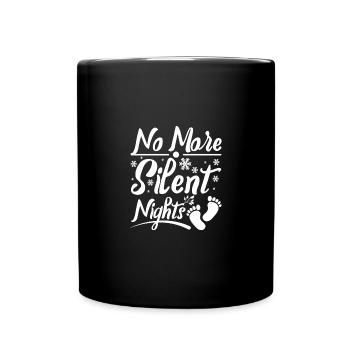Devenir maman et papa, fini les nuits silencieuses - Mug uni - noir - Devant