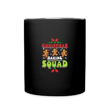 Équipe de pâtisserie de Noël - Mug uni - noir - Devant