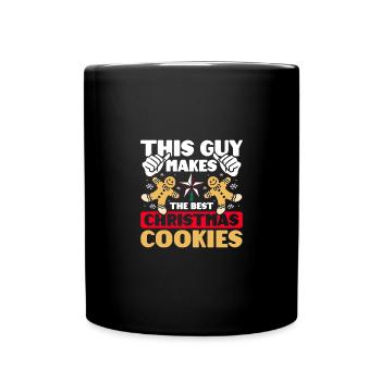 Ce gars fait les meilleurs biscuits de Noël - Mug uni - noir - Devant