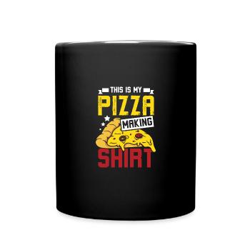 This is my pizza making - Full Colour Mug - black - Front