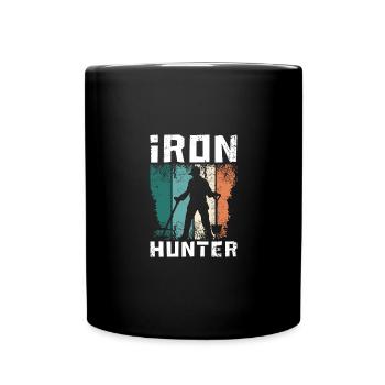 Dirty Fishing Iron Hunter - Full Colour Mug - black - Front