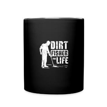 Dirty fishing for life - Full Colour Mug - black - Front
