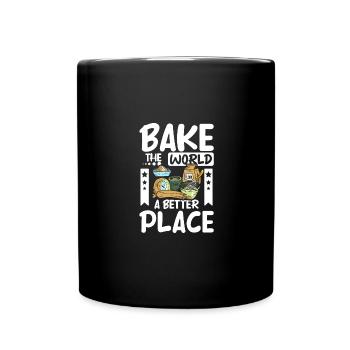 Cuire le monde meilleur - Mug uni - noir - Devant