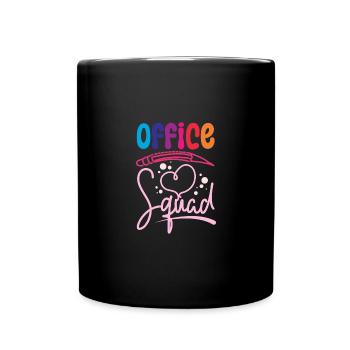 School Secretary Office squad - Full Colour Mug - black - Front