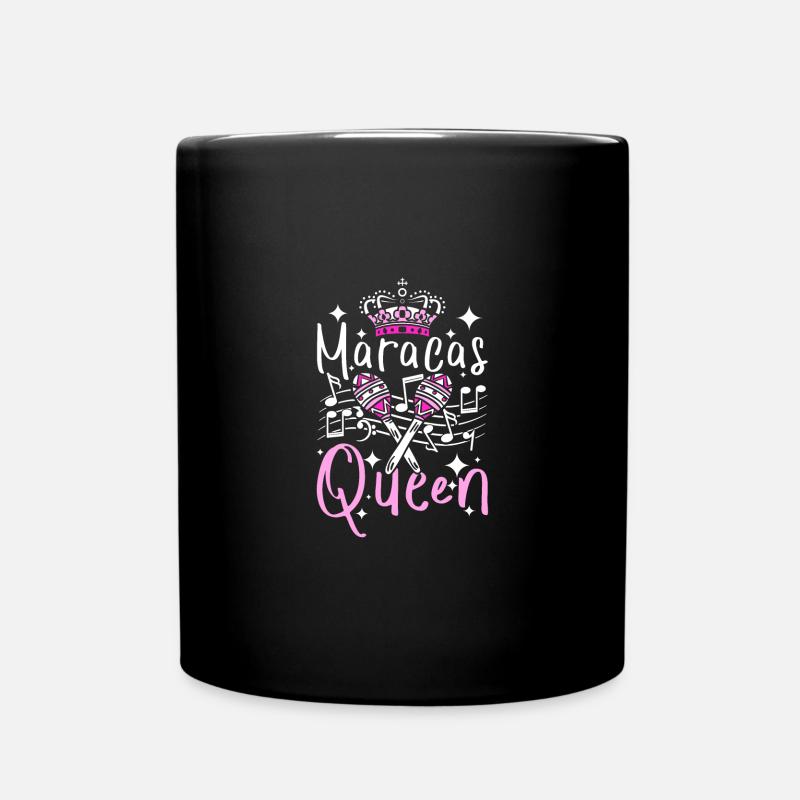 Girl Maracas Queen - Tasse einfarbig - Schwarz