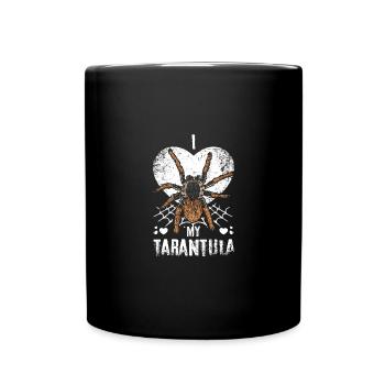 I Love My Tarantula - Full Colour Mug - black - Front