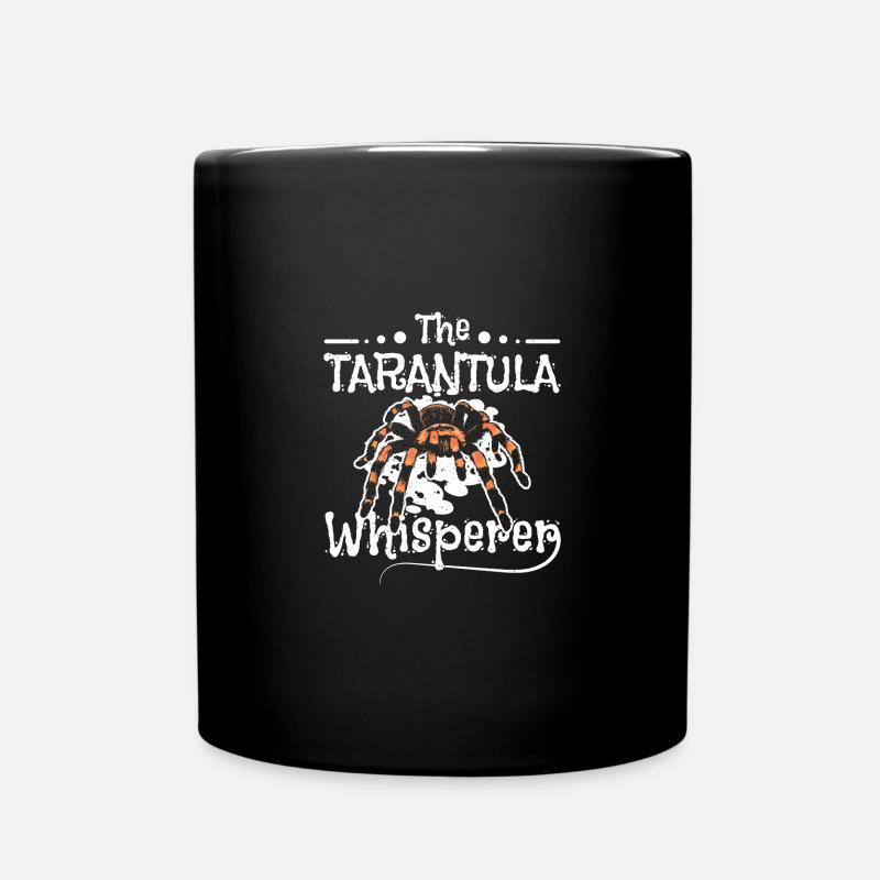 The spider tarantula whisperer - Tasse einfarbig - Schwarz