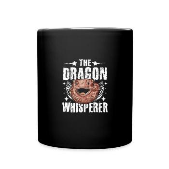 Le chuchoteur de dragon barbu - Mug uni - noir - Devant