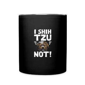 Je ne shih tzu pas ! - Mug uni - noir - Devant