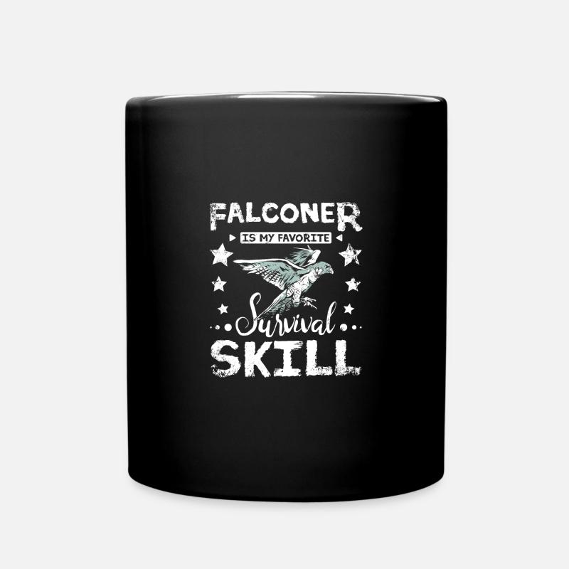 Le fauconnier est ma compétence de survie préférée - Mug uni - noir