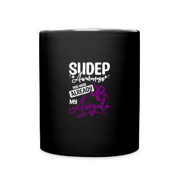 SUDEP awareness you were already my angele - Full Colour Mug - black - Front