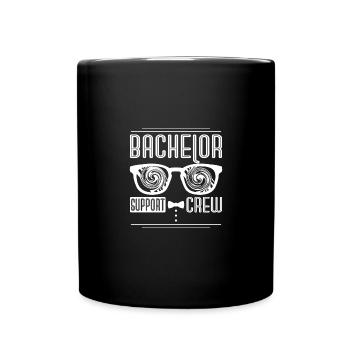 Groom Wedding Squad Party Bachelor Support Crew - Full Colour Mug - black - Front
