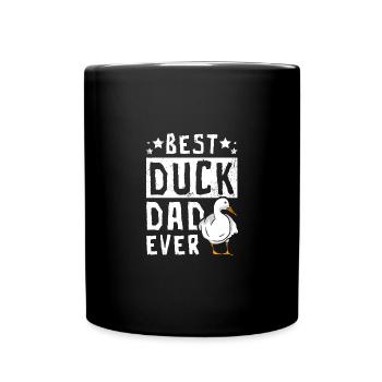 Canard plus loin Meilleur papa canard pékin de tous les temps - Mug uni - noir - Devant