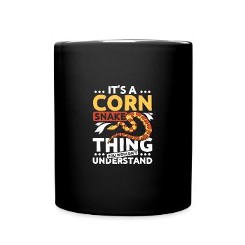 It's a corn snake thing you wouldn't understand - Full Colour Mug - black - Front