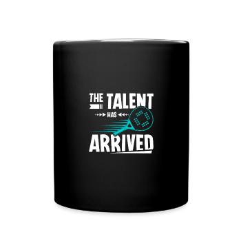 Le talent du padel est arrivé - Mug uni - noir - Devant