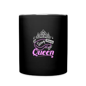 Soap lady Soap Making Queen - Tasse einfarbig - Schwarz - Vorne