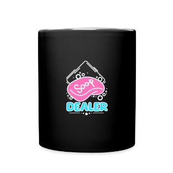 Soap making soap dealer - Tasse einfarbig - Schwarz - Vorne